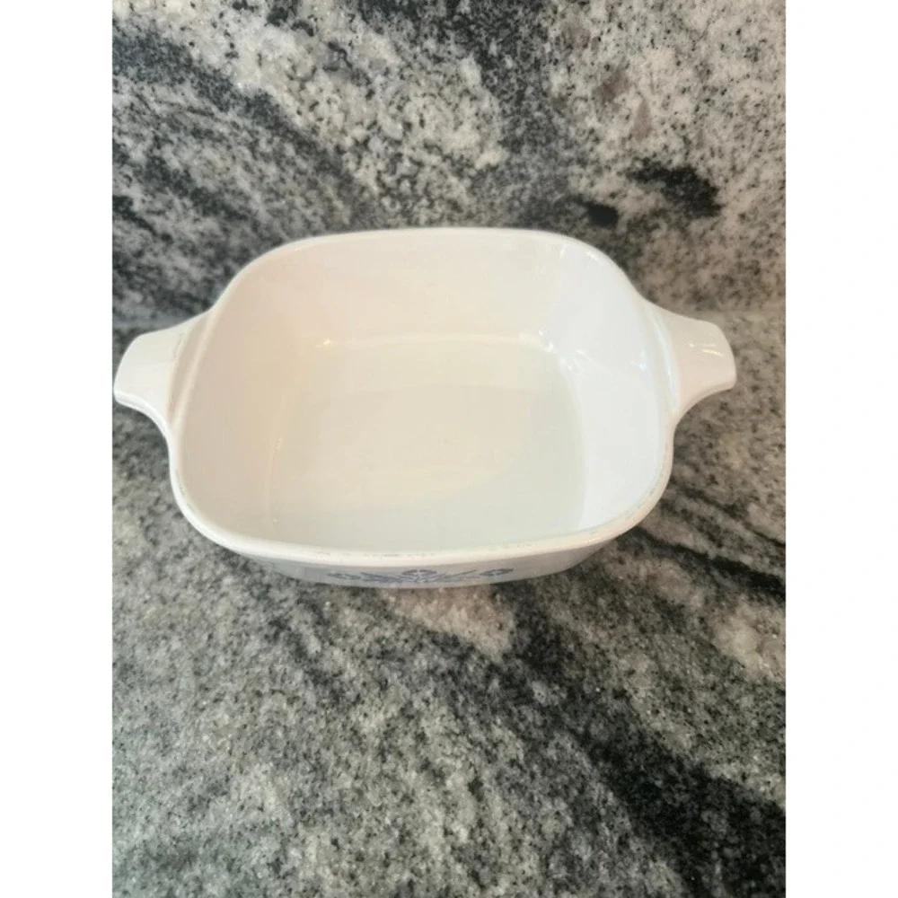Vintage 1960s CorningWare P-41 Petite Pan (1 ¾ Cup / 14 oz)‎ Blue Cornflower